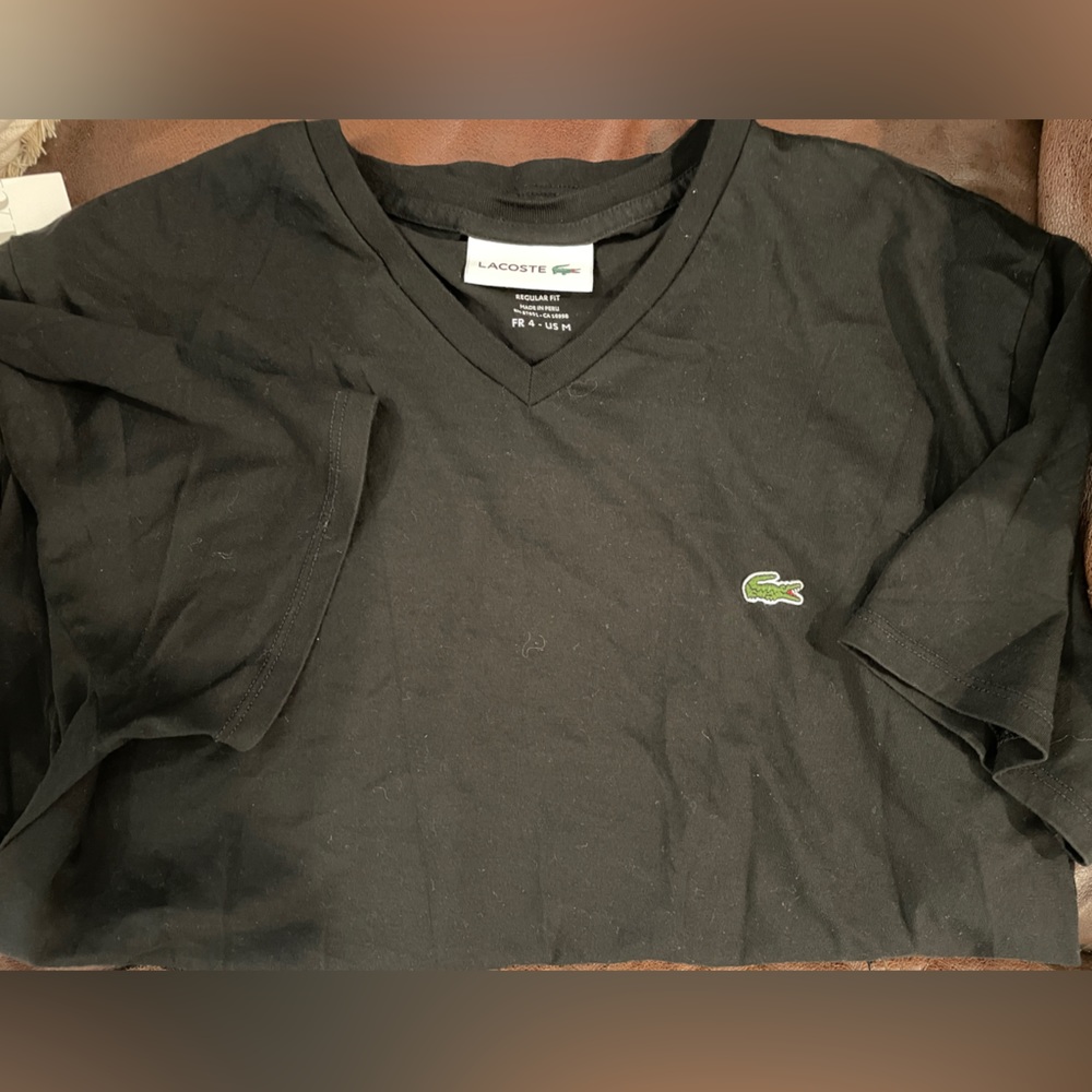 Mens Lacoste tshirt size US M preowned